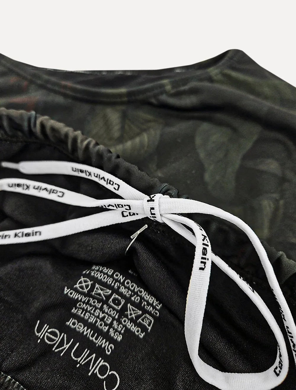 Sunga Calvin Klein Swimwear Folhagem Verde Escuro