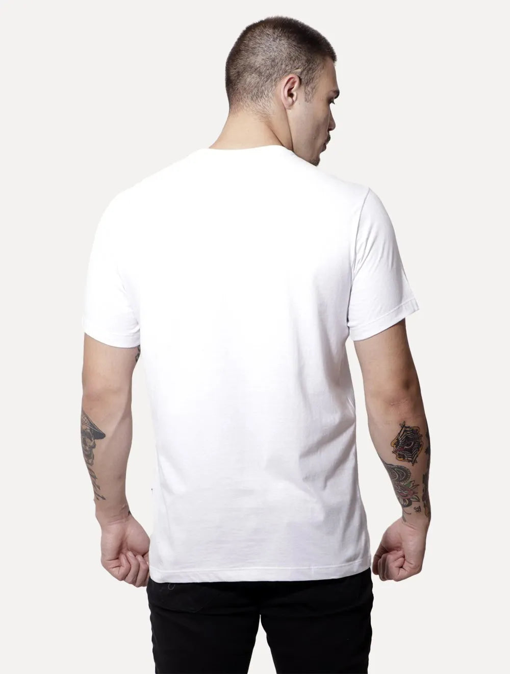Camiseta Nautica Masculina Sail Graphic Colors Branca