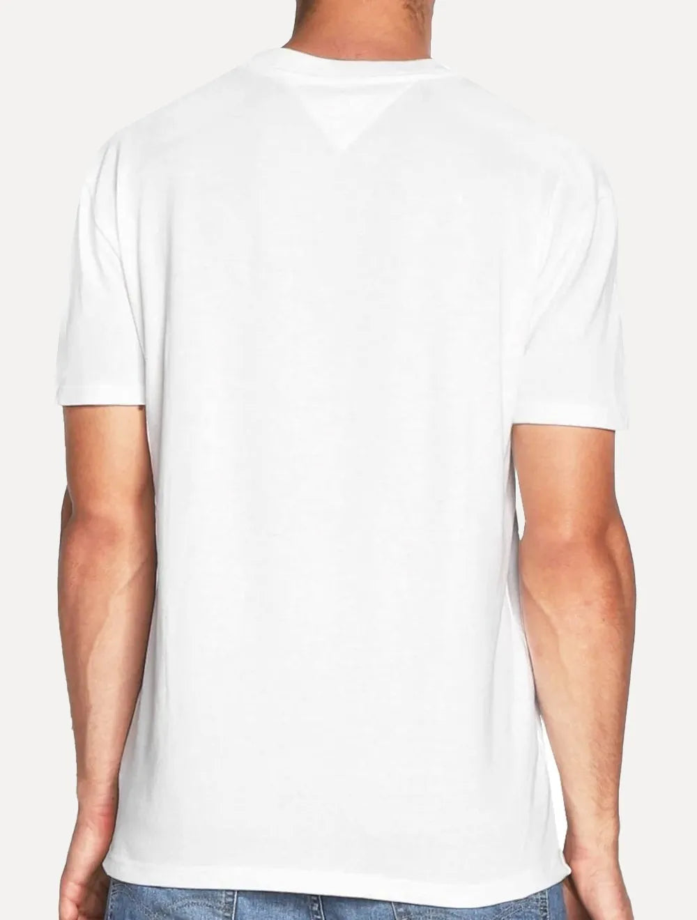 Camiseta Tommy Jeans Masculina Embroidered Signature Branca