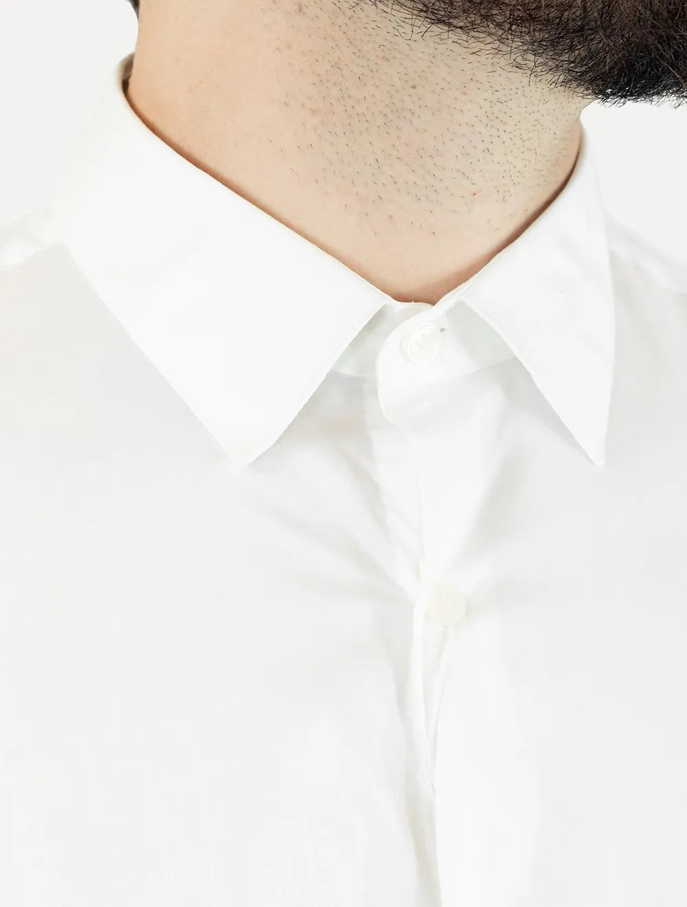 Camisa Calvin Klein Masculina Slim Essential Basic Logo Branca