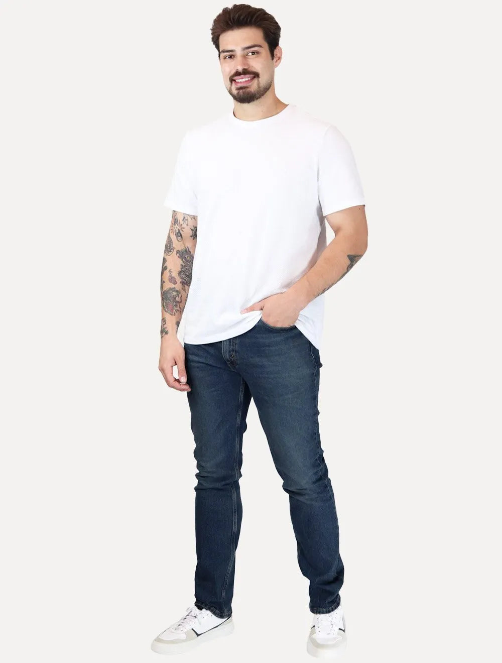 Calça Levis Jeans Masculina 511 Slim Stretch Washed Escura