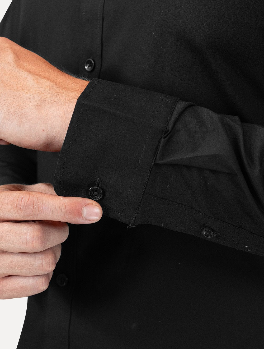 Camisa Colcci Masculina Slim Fit Básica Logo Preto