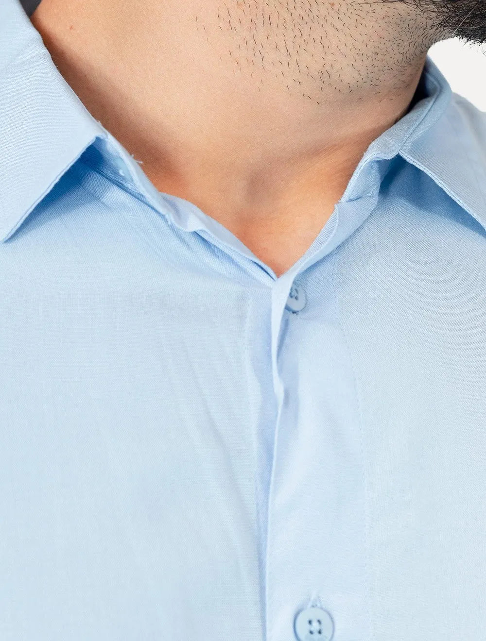 Camisa Colcci Masculina Relax Logo Azul Claro