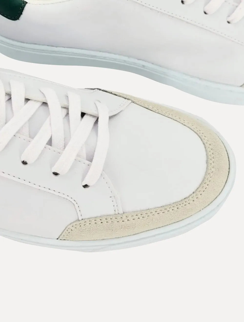Tênis Nautica Masculino SL Couro Verde/Branco
