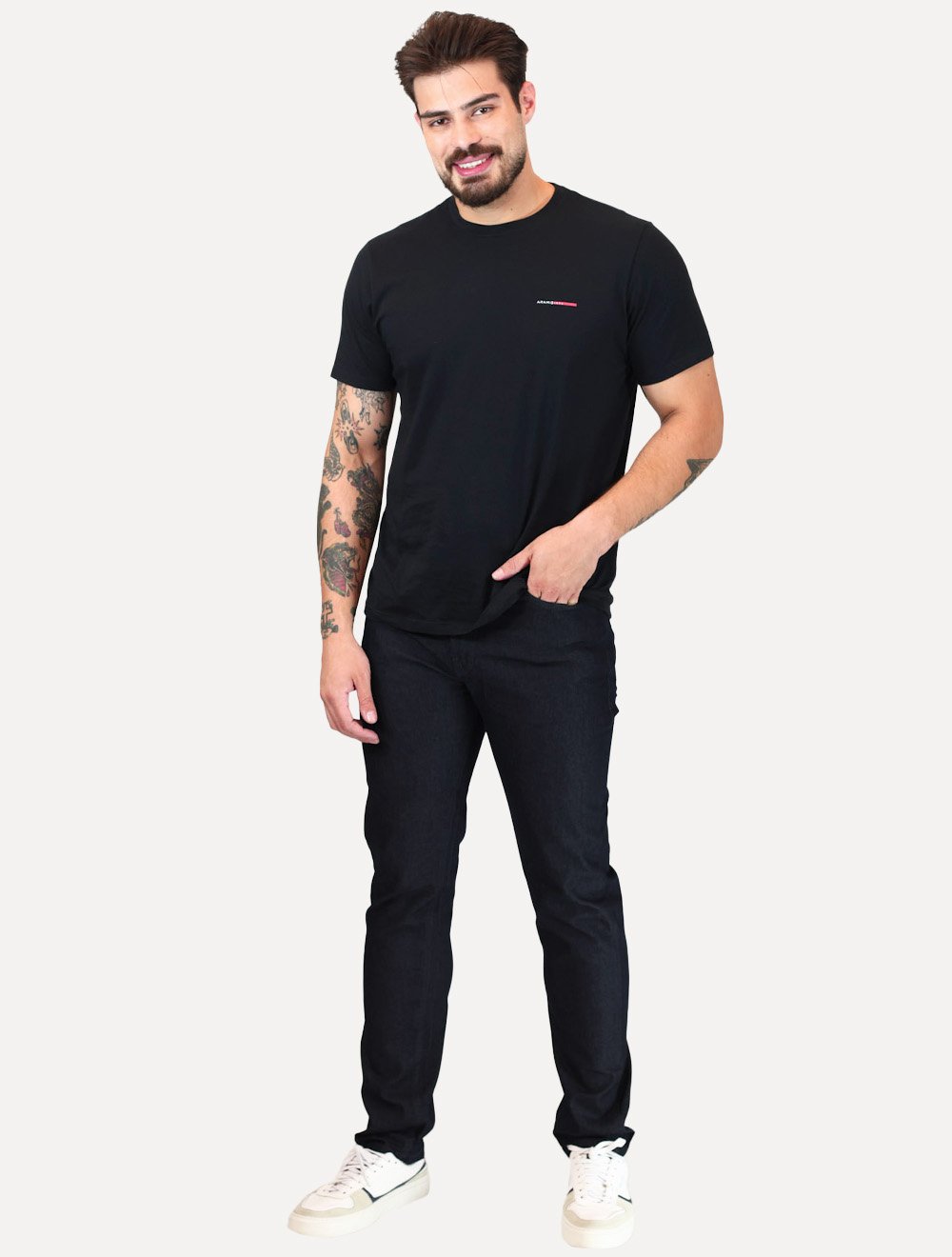 Calça Ellus Jeans Masculina Slim First Blue Azul Escuro