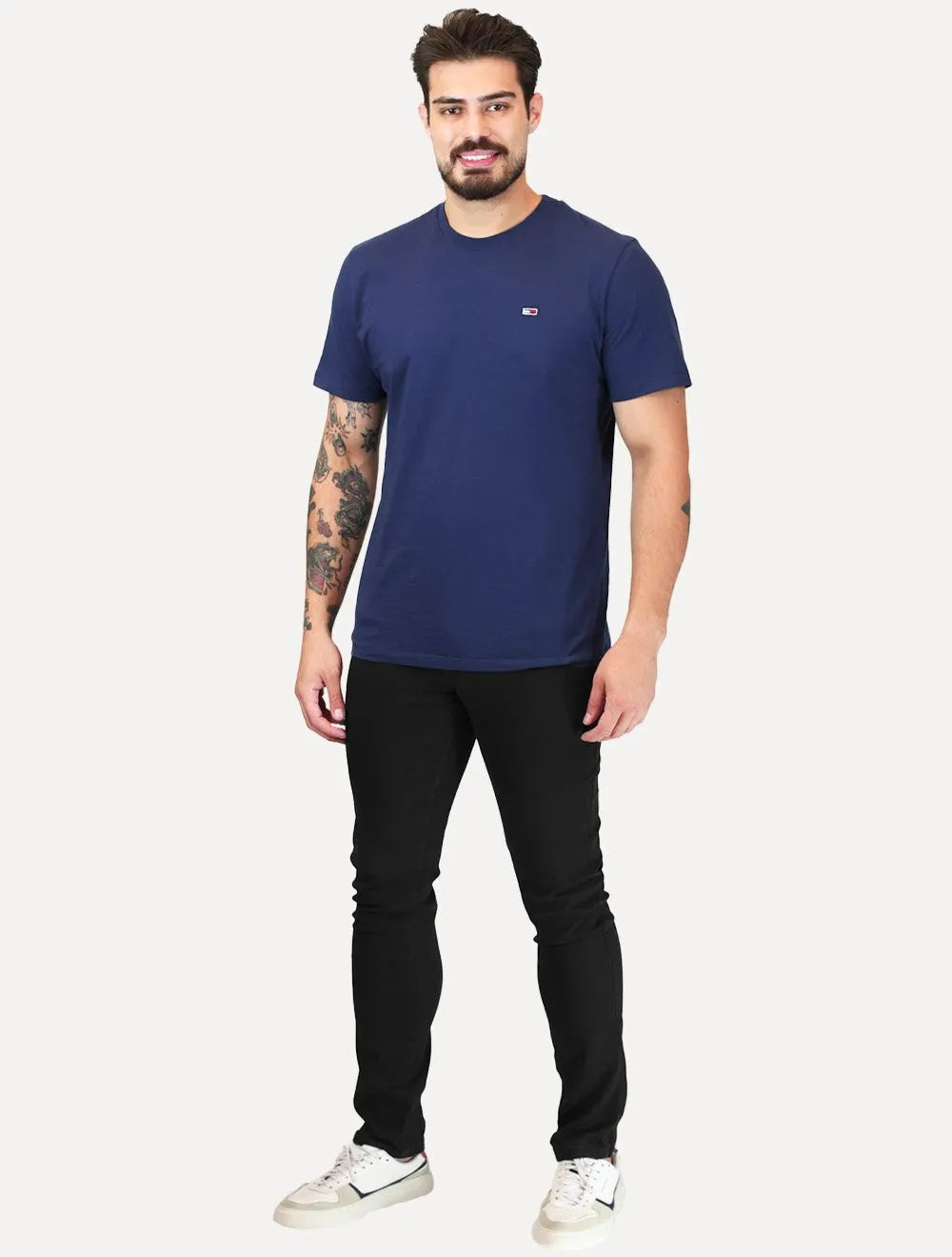 Calça Guess Jeans Masculina Skinny Jet Black Tag A996 Preta
