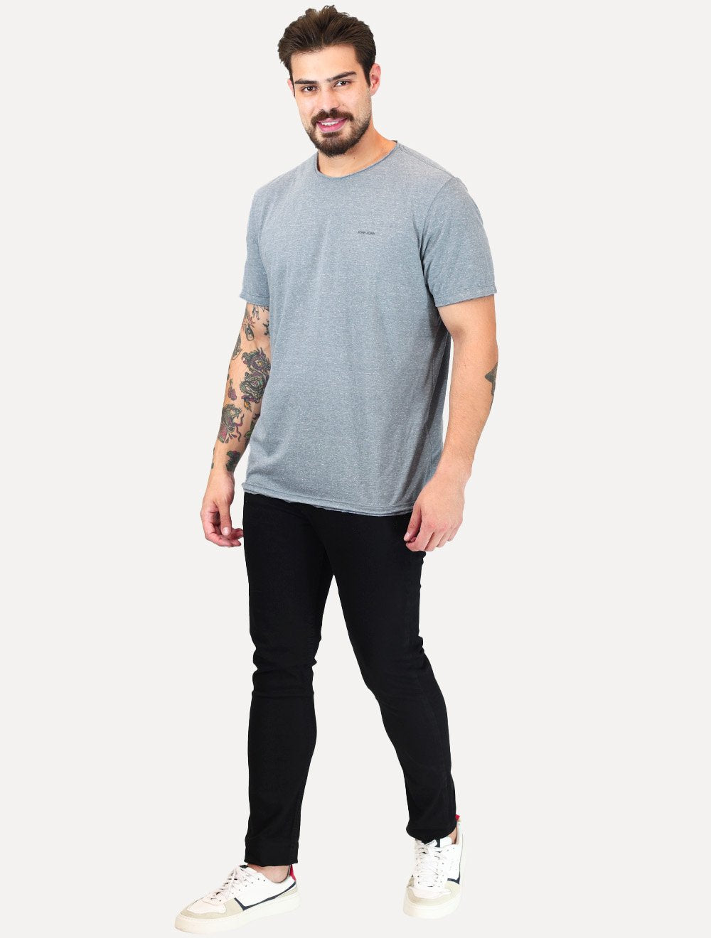 Camiseta John John Masculina Regular Single Basic Azul
