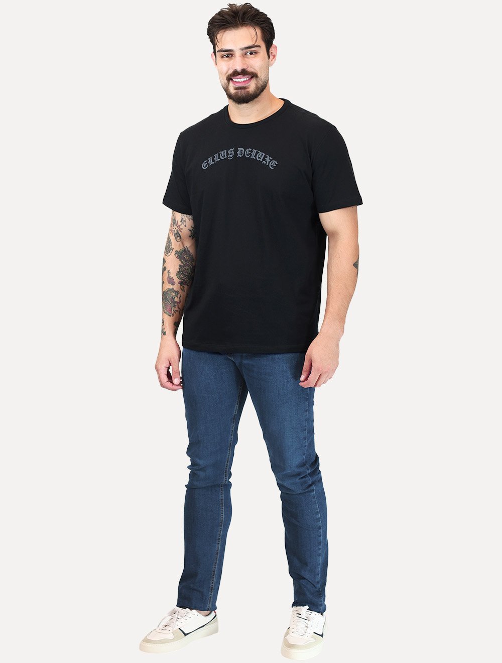 Calça Levis Jeans Masculina 510 Skinny Stretch Azul Médio