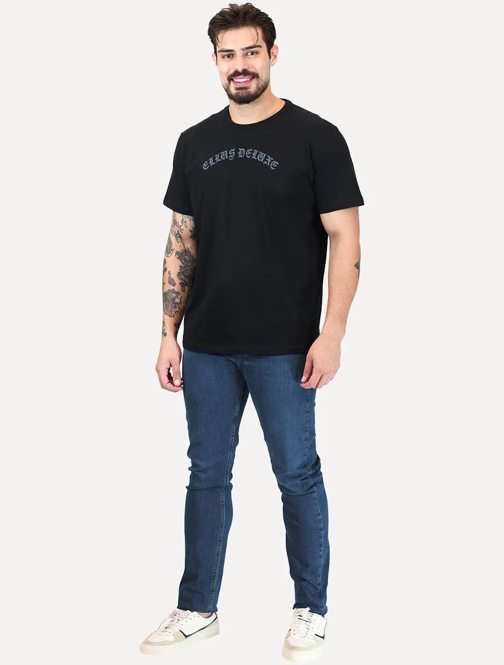 Calça Levis Jeans Masculina 510 Skinny Stretch Azul Médio