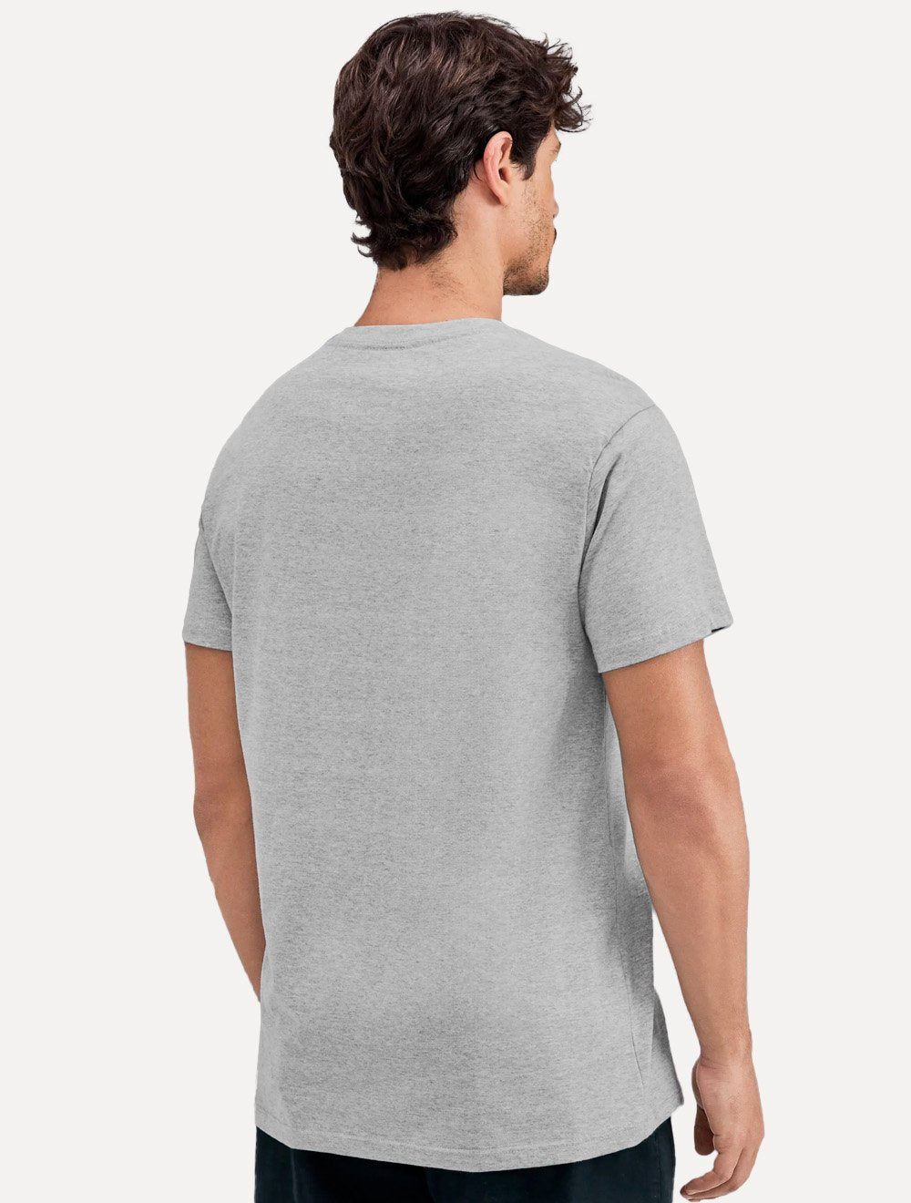 Camiseta Reserva Masculina Regular Paris Cinza Mescla