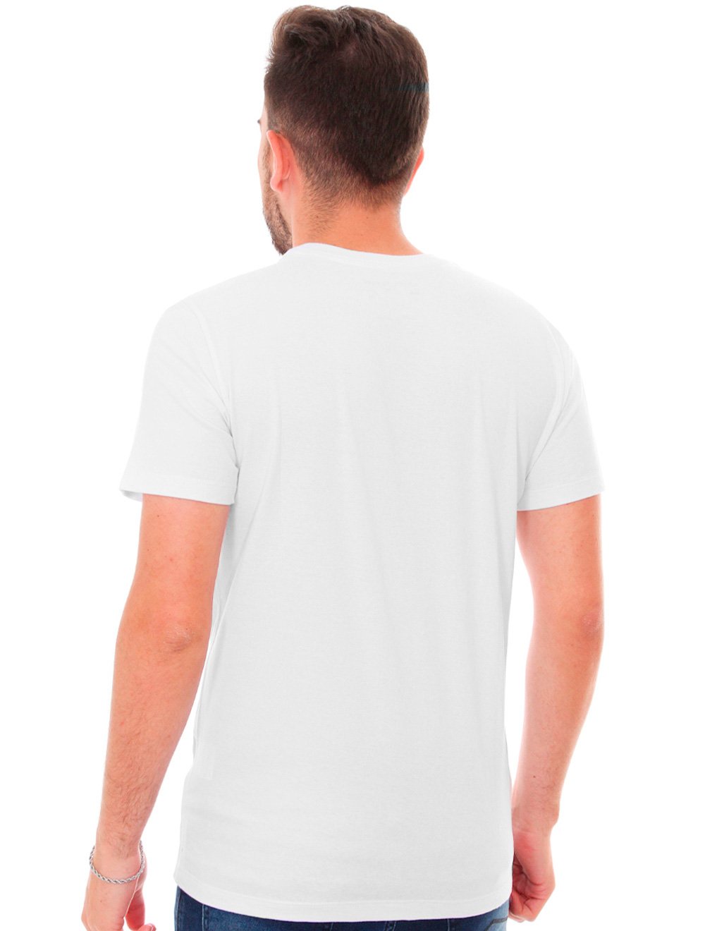 Camiseta Calvin Klein Jeans Masculina NY Peace Branca