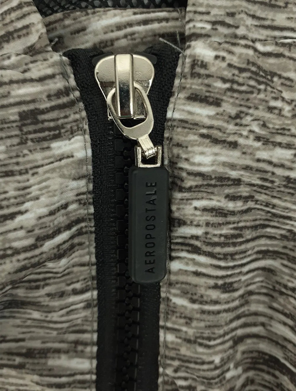 Jaqueta Aeropostale Masculina Corta-Vento A87 Cinza Médio Mescla