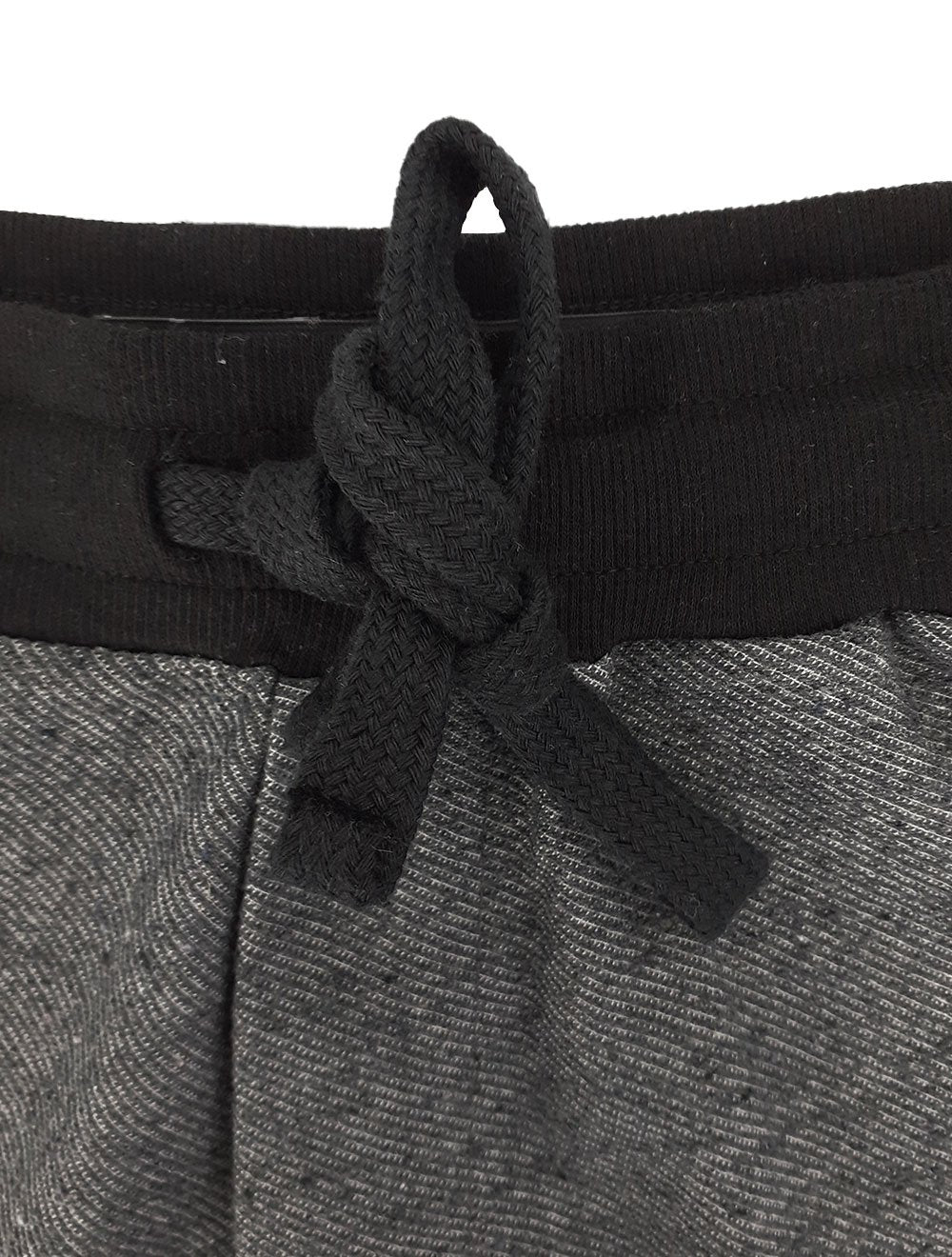 Bermuda John John Masculina Moletom Stripe Cinza Mescla