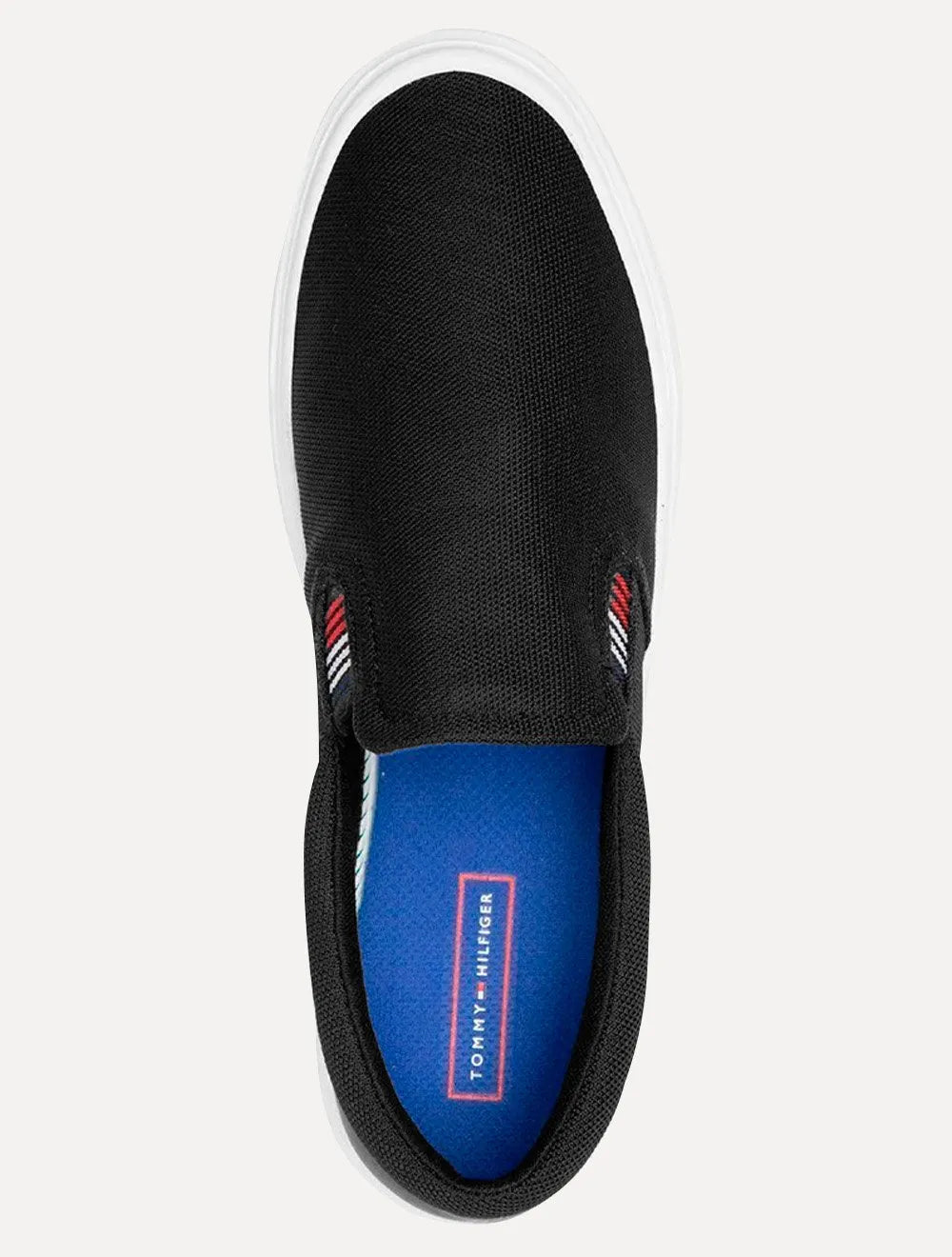 Tênis Tommy Hilfiger Masculino Slip On Malcolm 22D Preto