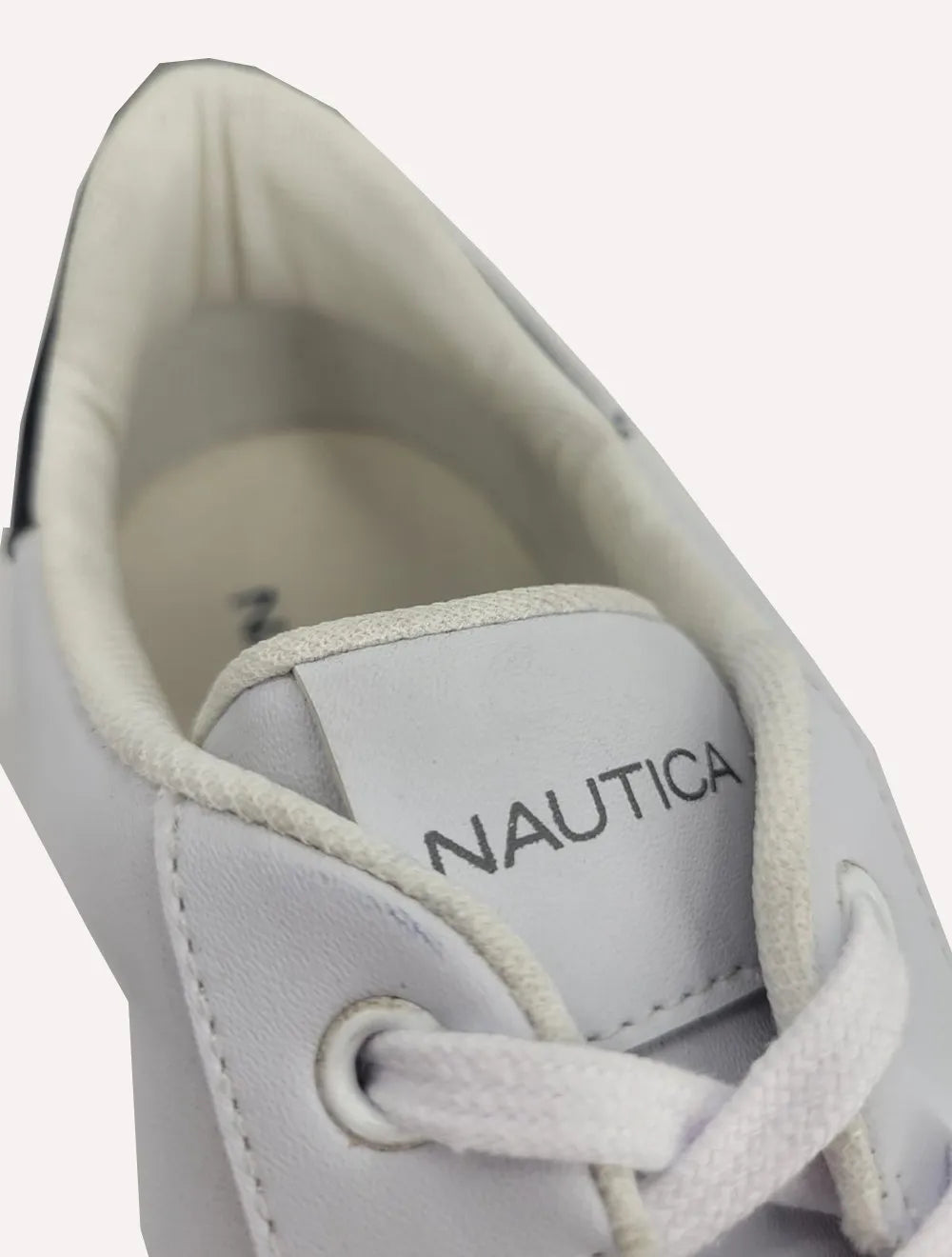 Tênis Nautica Masculino SL Couro Azul Marinho/Branco
