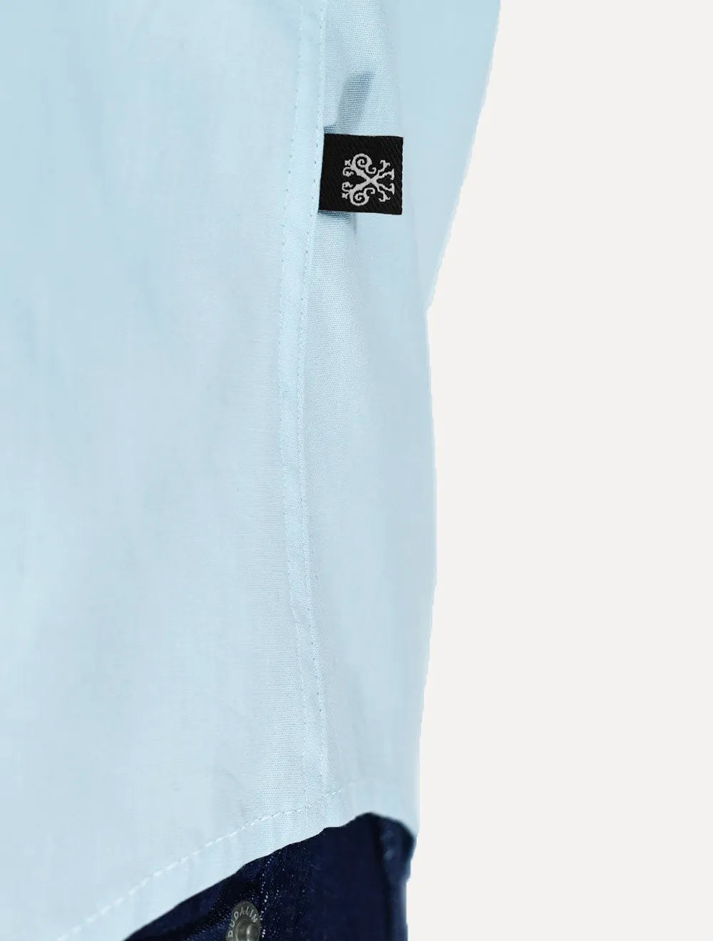 Camisa John John Masculina Slim Fit Light Azul Claro