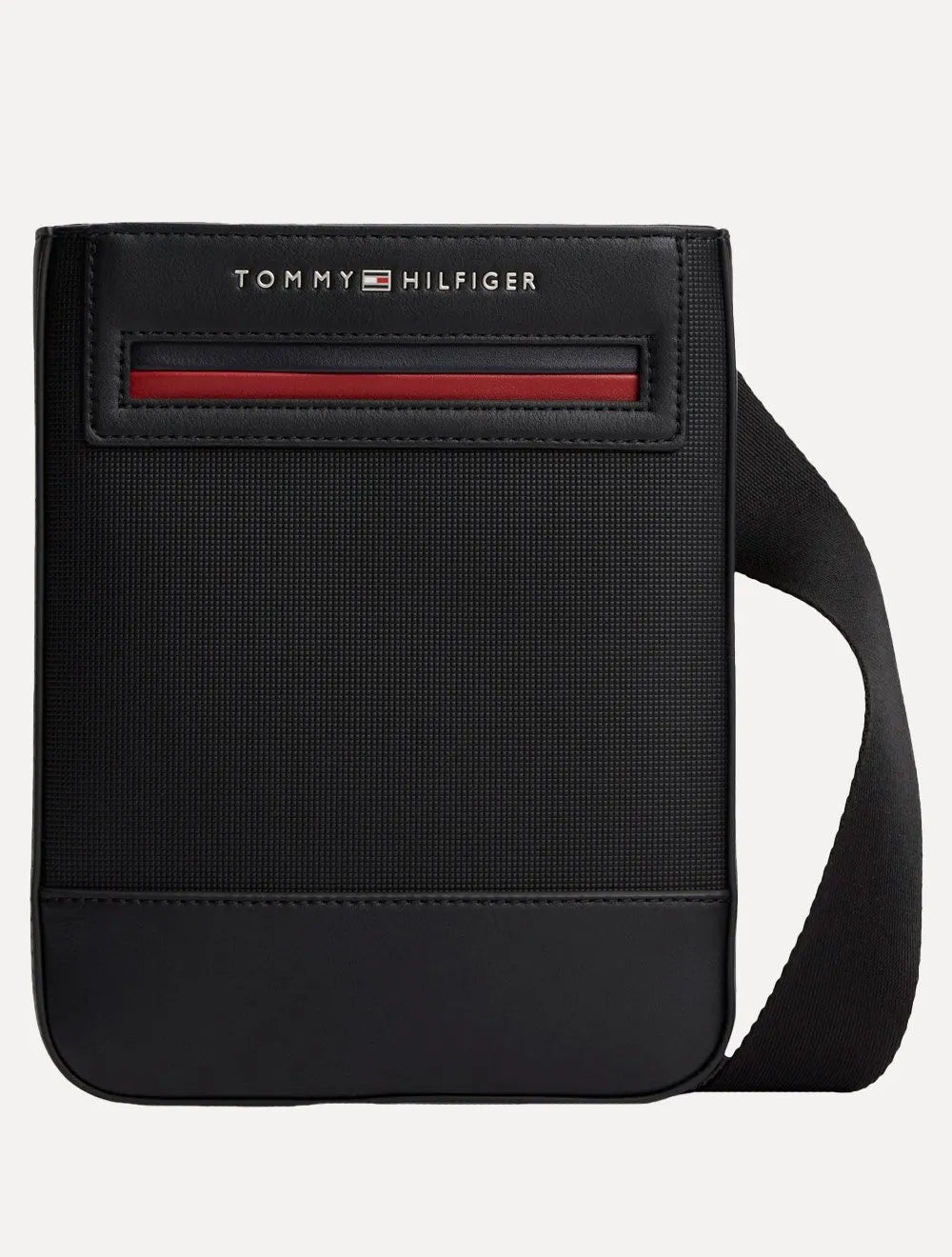 Bolsa Tommy Hilfiger Masculina Foundaiton Mini Reporter Preta