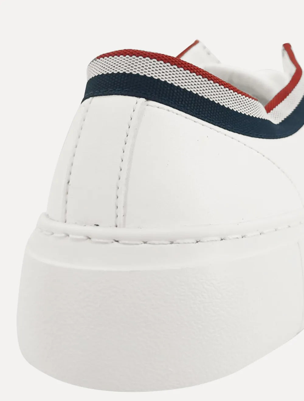 Tênis Nautica Masculino Firenze Listrado Vermelho/Branco