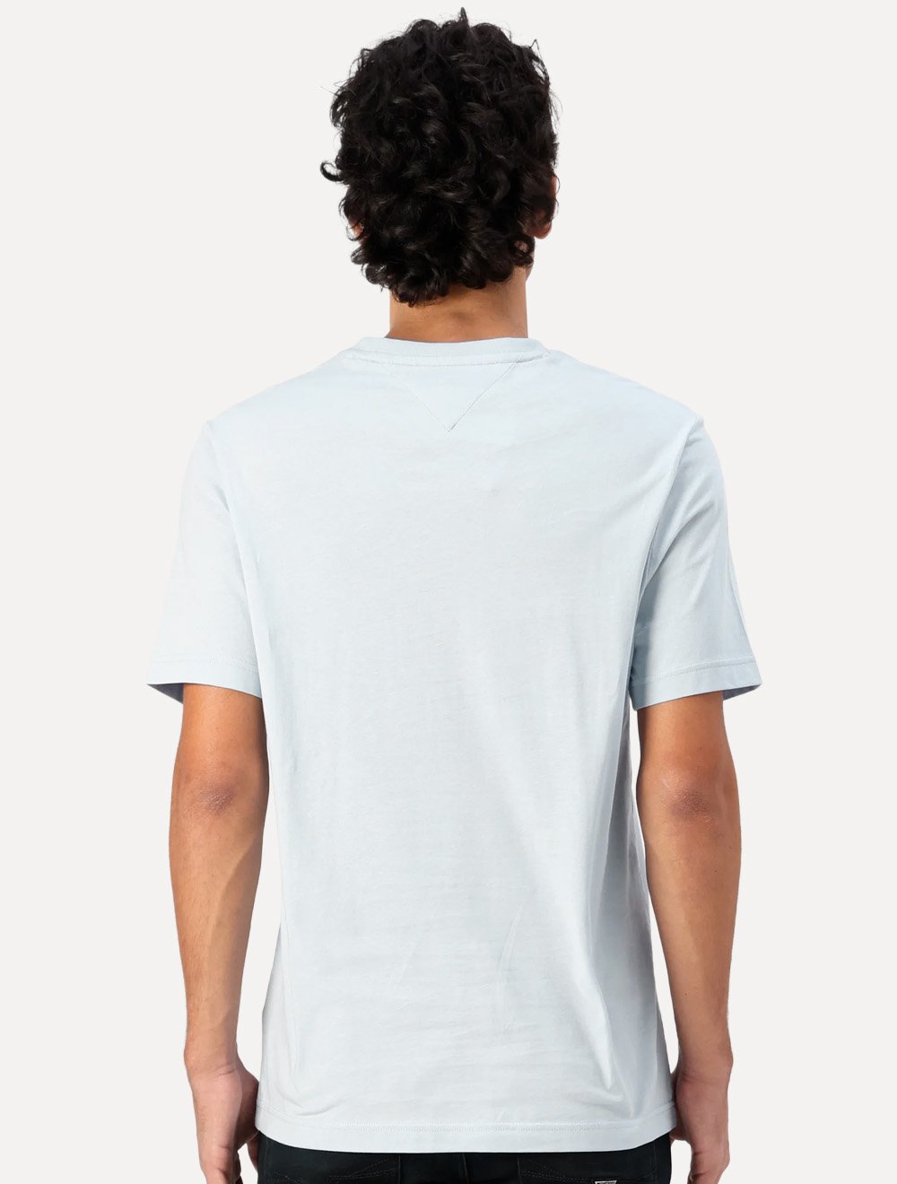 Camiseta Tommy Hilfiger Masculina Chest Insert Logo Azul Claro