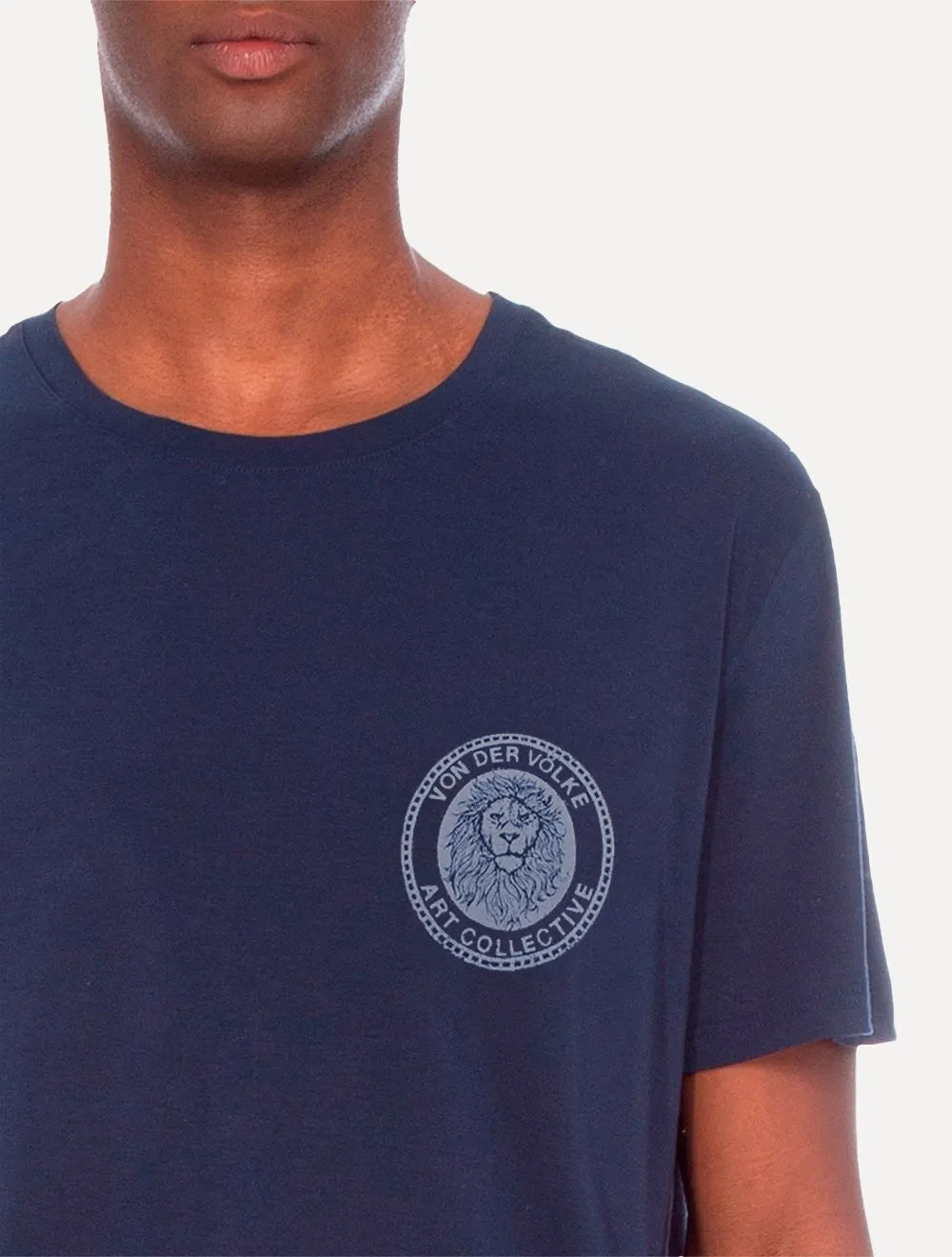 Camiseta Von der Volke Masculina Origineel Art Collective Azul Marinho