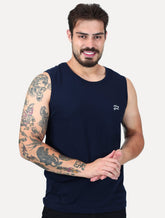 Regata King & Joe Masculina Logomania Malha Signature Azul Marinho