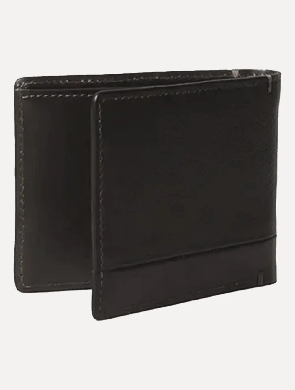 Carteira Calvin Klein Couro Horizontal Logo Floater Recorte Marrom