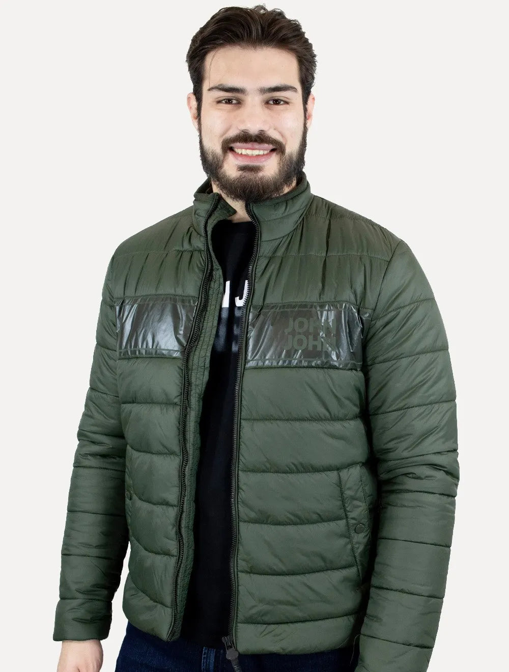 Jaqueta John John Masculina Nylon Sidney Verde Militar