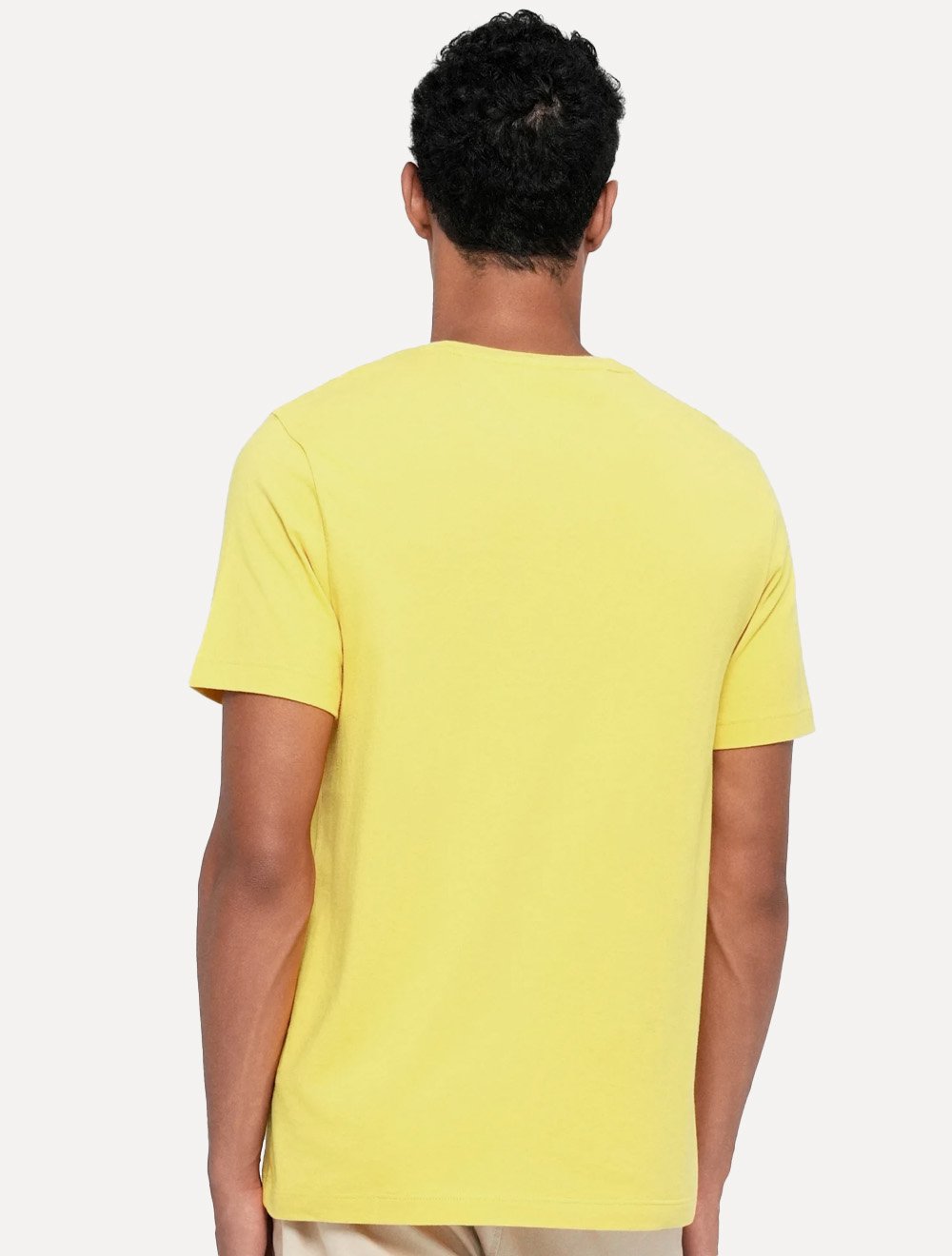 Camiseta Tommy Hilfiger Masculina Essential Cotton Amarela