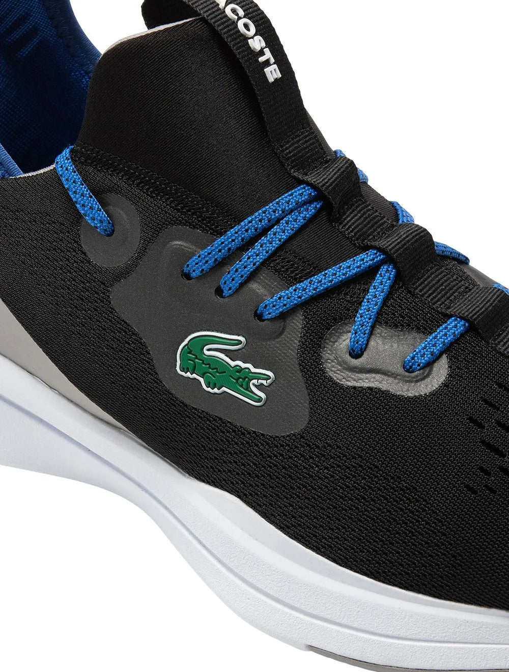 Tênis Lacoste Masculino Run Spin Comfort Blk/Blu Preto