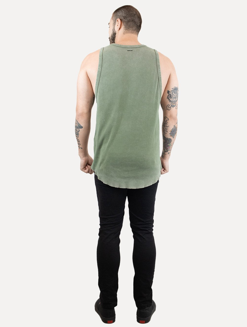 Regata Osklen Masculina Regular Double Used Ribbed Verde