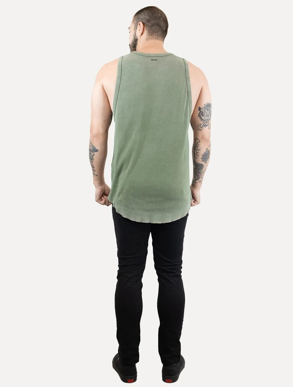Regata Osklen Masculina Regular Double Used Ribbed Verde