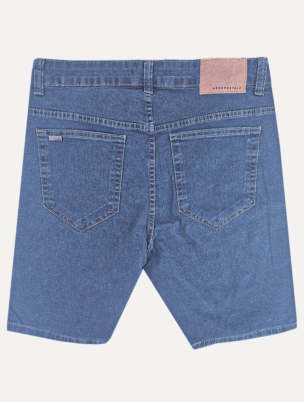 Bermuda Aeropostale Masculina Jeans Walk Azul