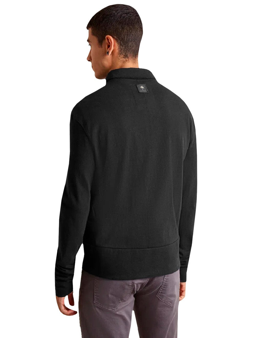 Casaco Reserva Masculino Desfibrado Stoned Preto