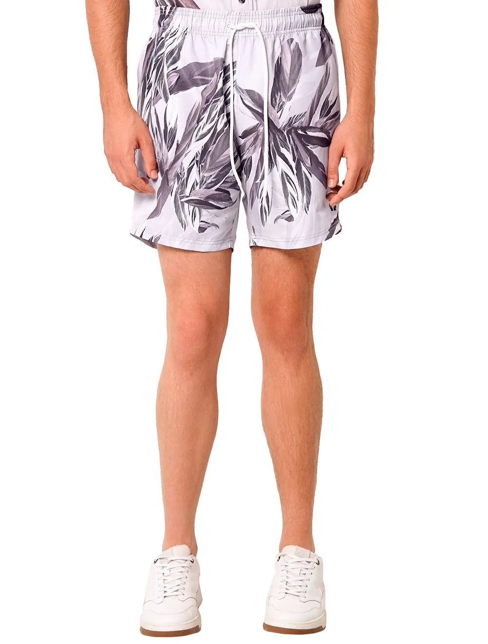 Short John John D'Água Masculino Leaves Energy Off-White