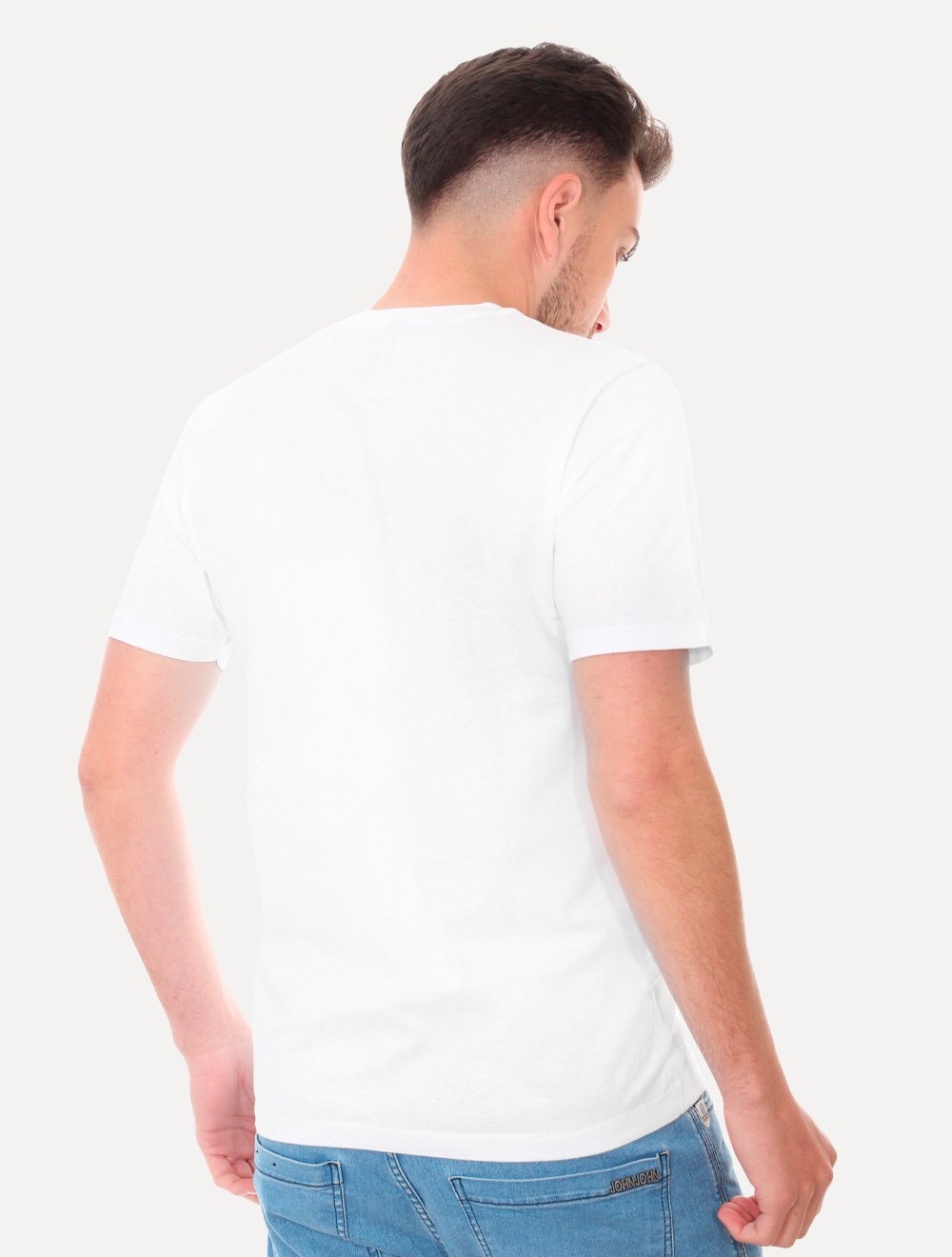 Camiseta John John Masculina Rubber Key Transfer Branca