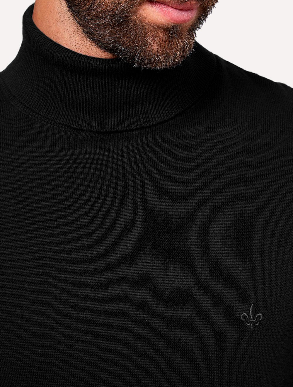 Blusa Dudalina Masculina Tricot Cacharel Cotton Preta