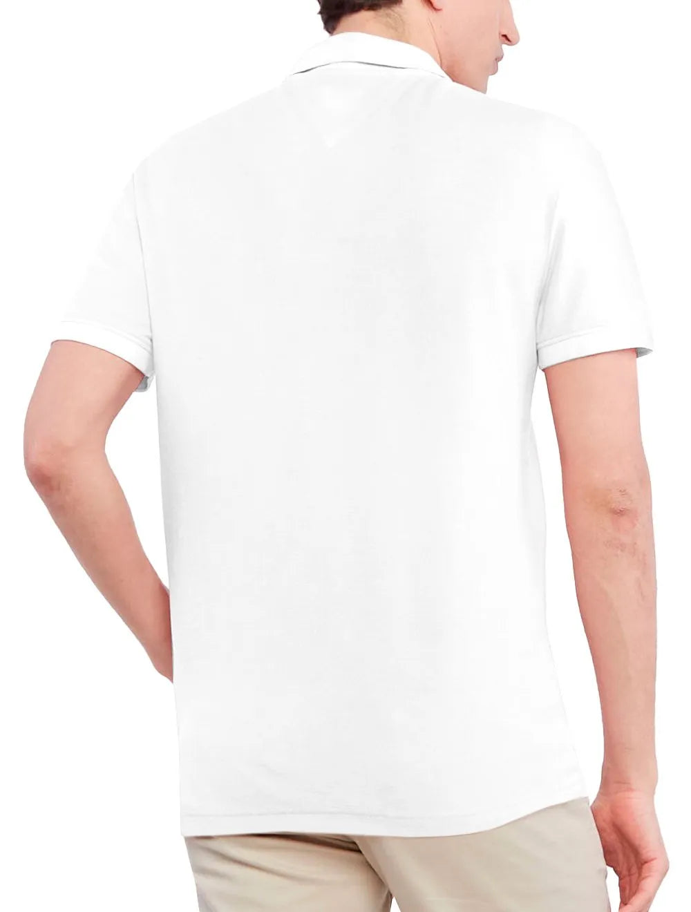 Polo Tommy Jeans Masculino Regular Timeless Circle Branca