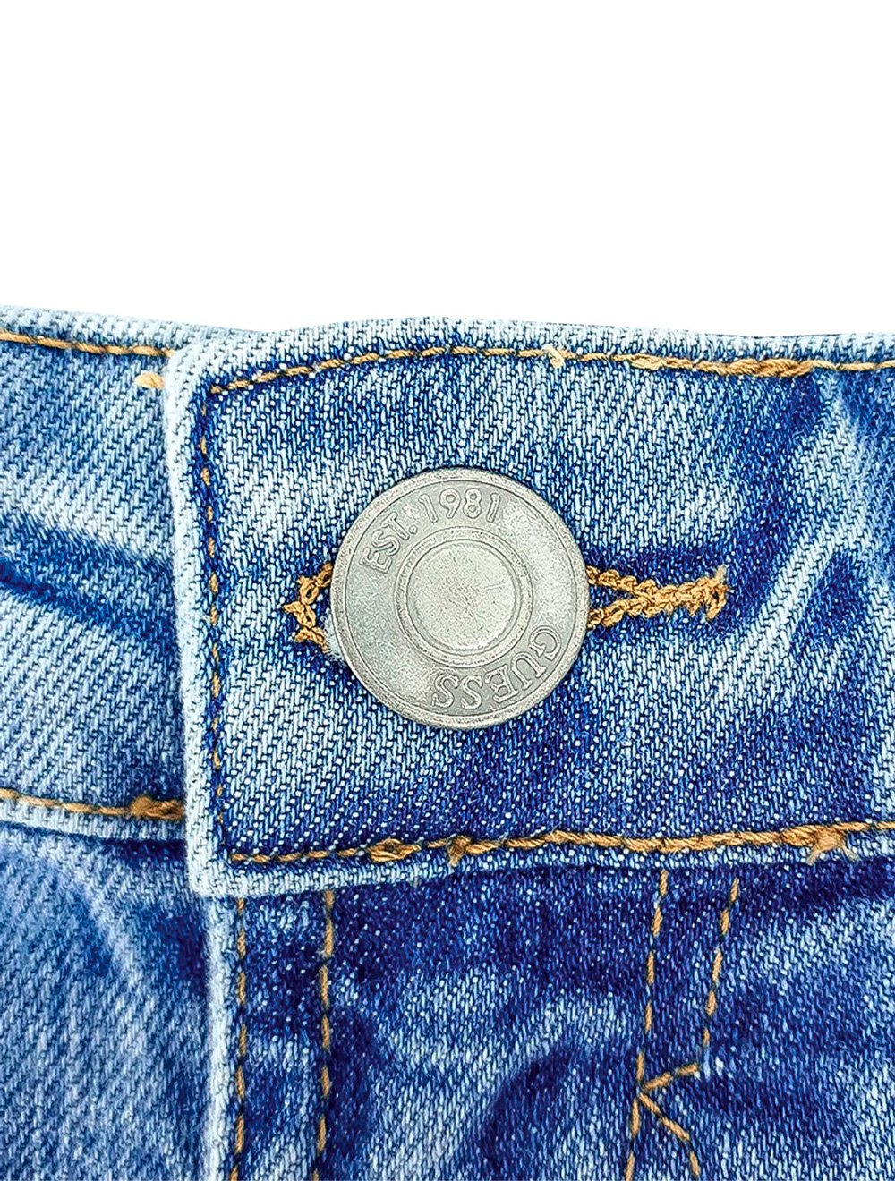 Bermuda Guess Jeans Masculina Cerzido Stone Clara