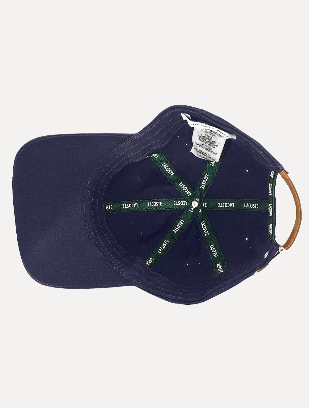 Boné Lacoste Casual Side Logo Azul Marinho