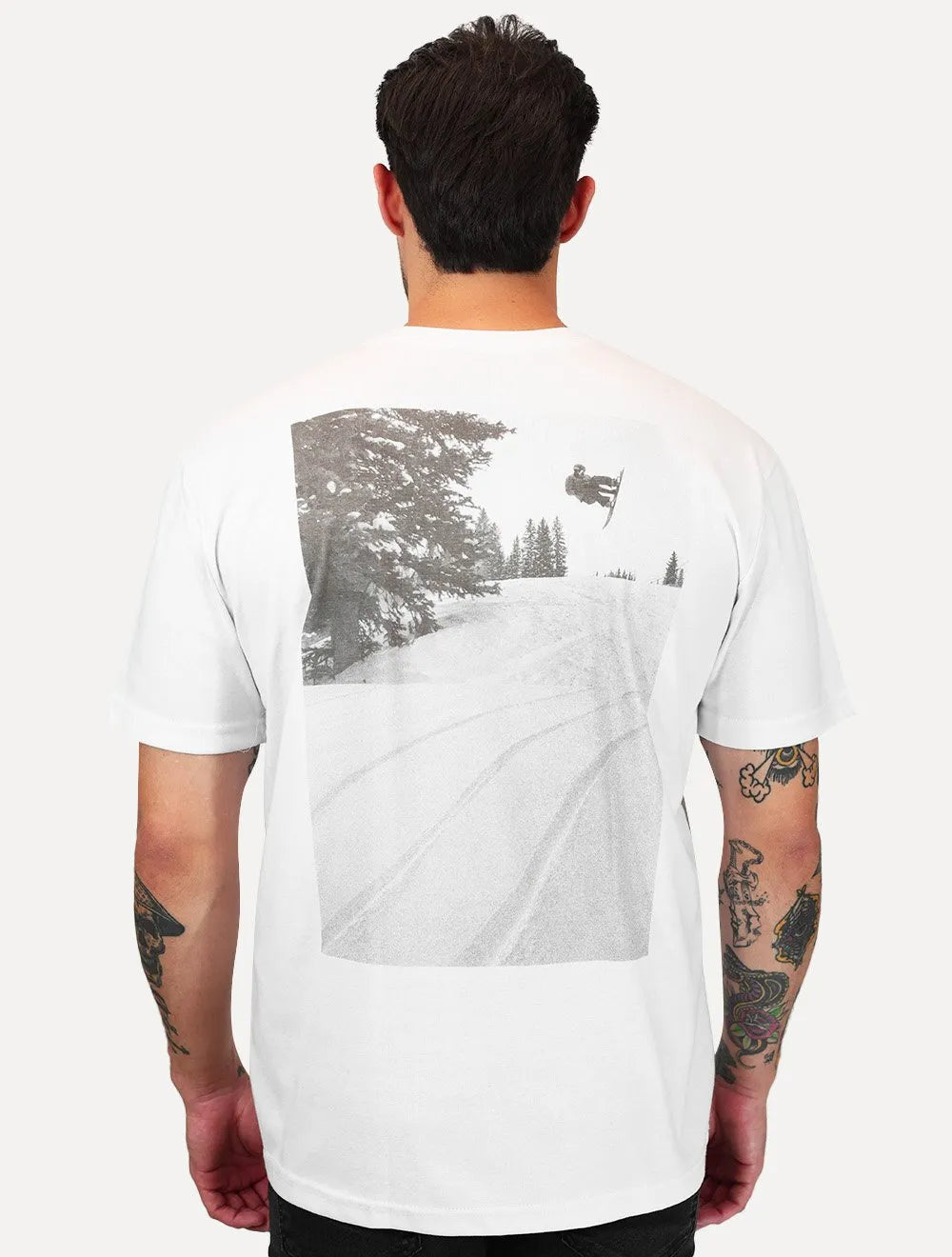 Camiseta Osklen Masculina Regular Big Shirt Tracking Snow Branca