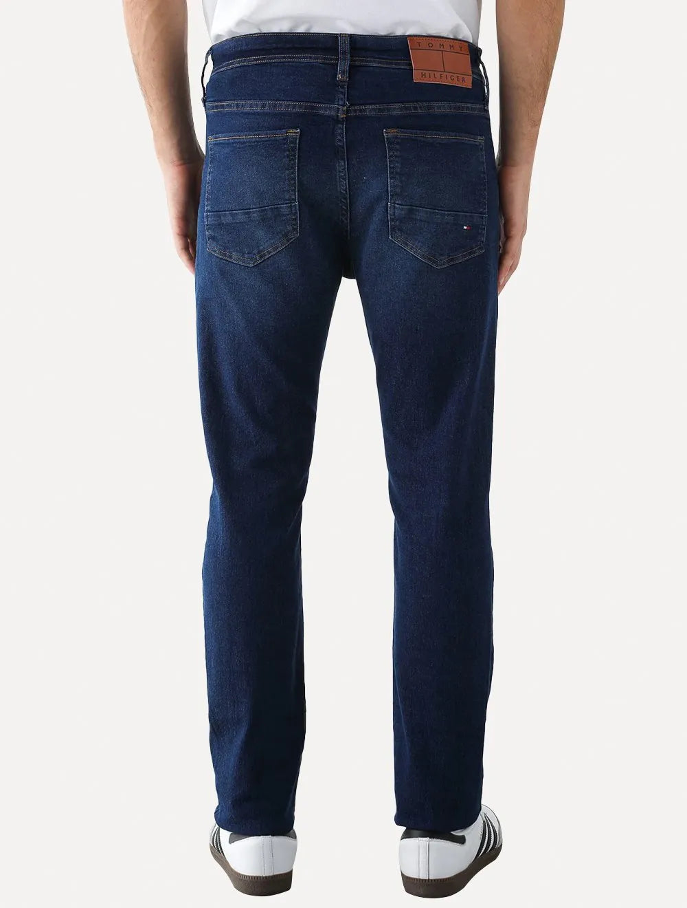 Calça Tommy Hilfiger Jeans Masculina Slim Bleecker Dark Stone Medium