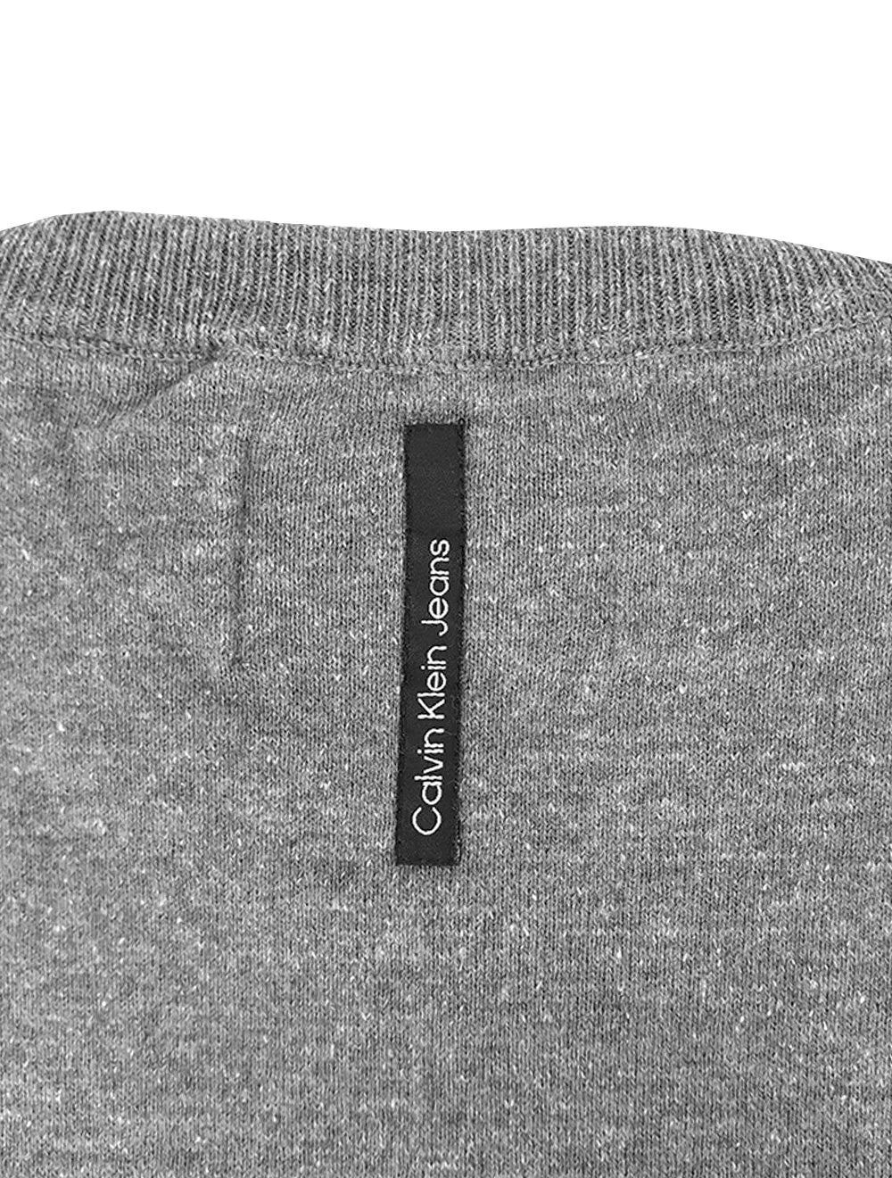 Suéter Calvin Klein Jeans Masculino Tricot CKJ Est.1978 Grafite Mescla
