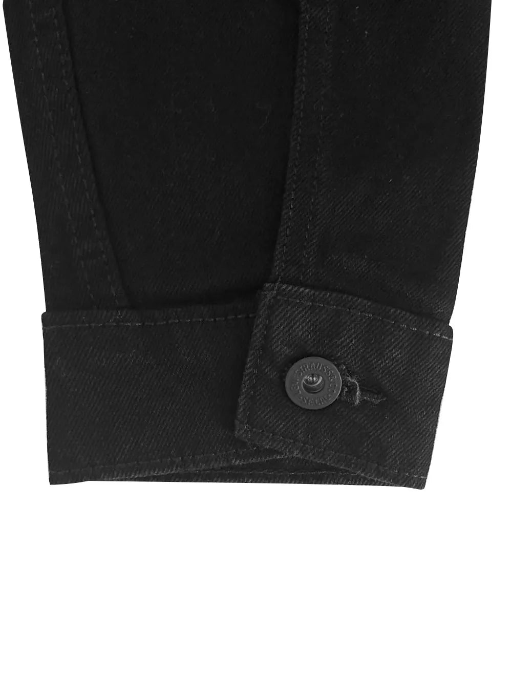 Jaqueta Levis Jeans Masculina Trucker Preta