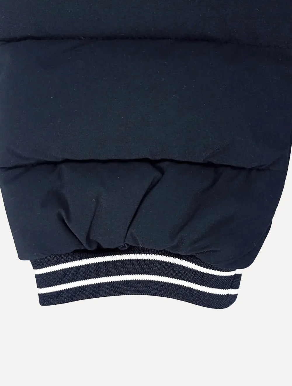 Jaqueta Calvin Klein Masculina Hoodie Matelassê Stripes Azul Marinho