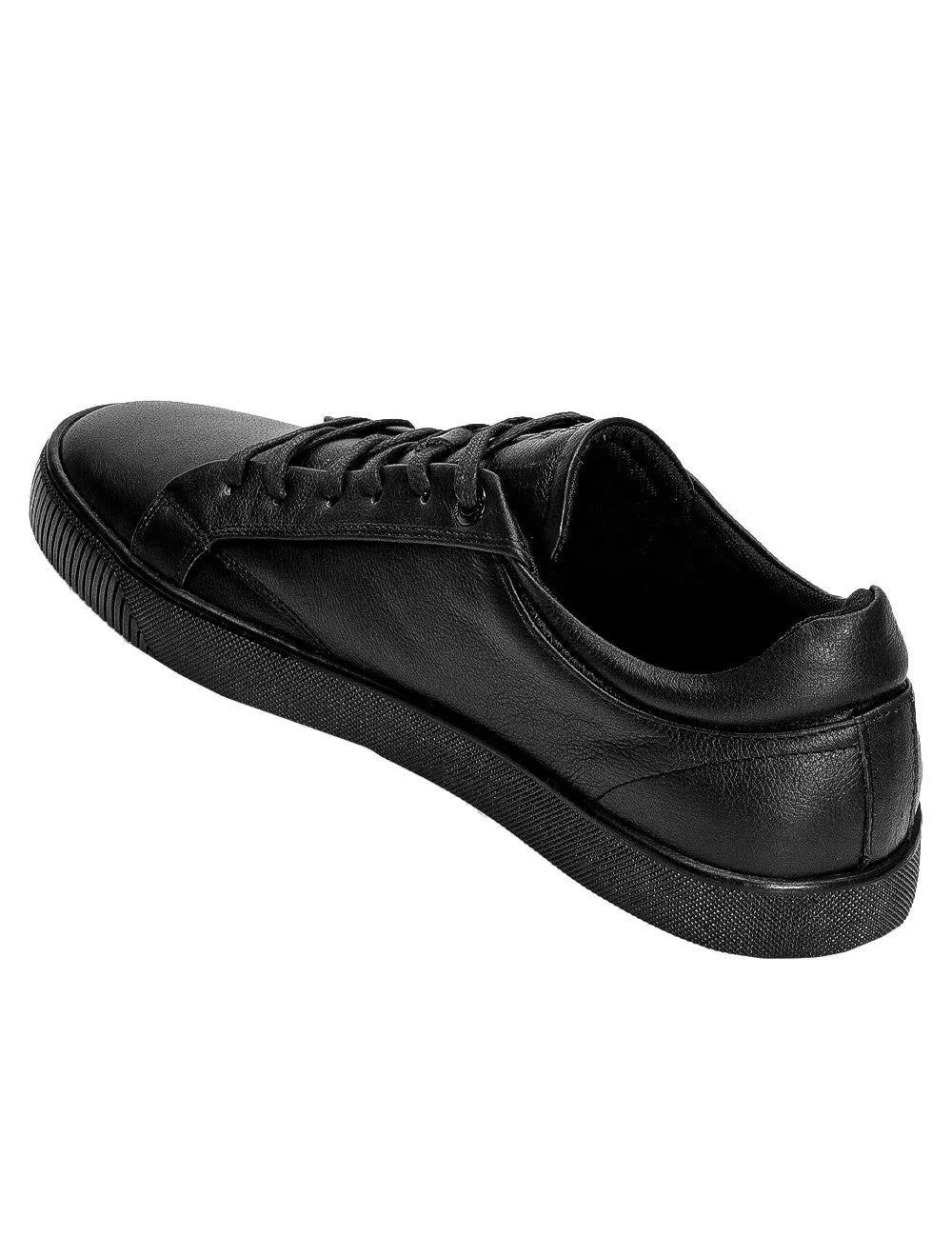 Tênis John John Masculino Bogota Leather Black Preto