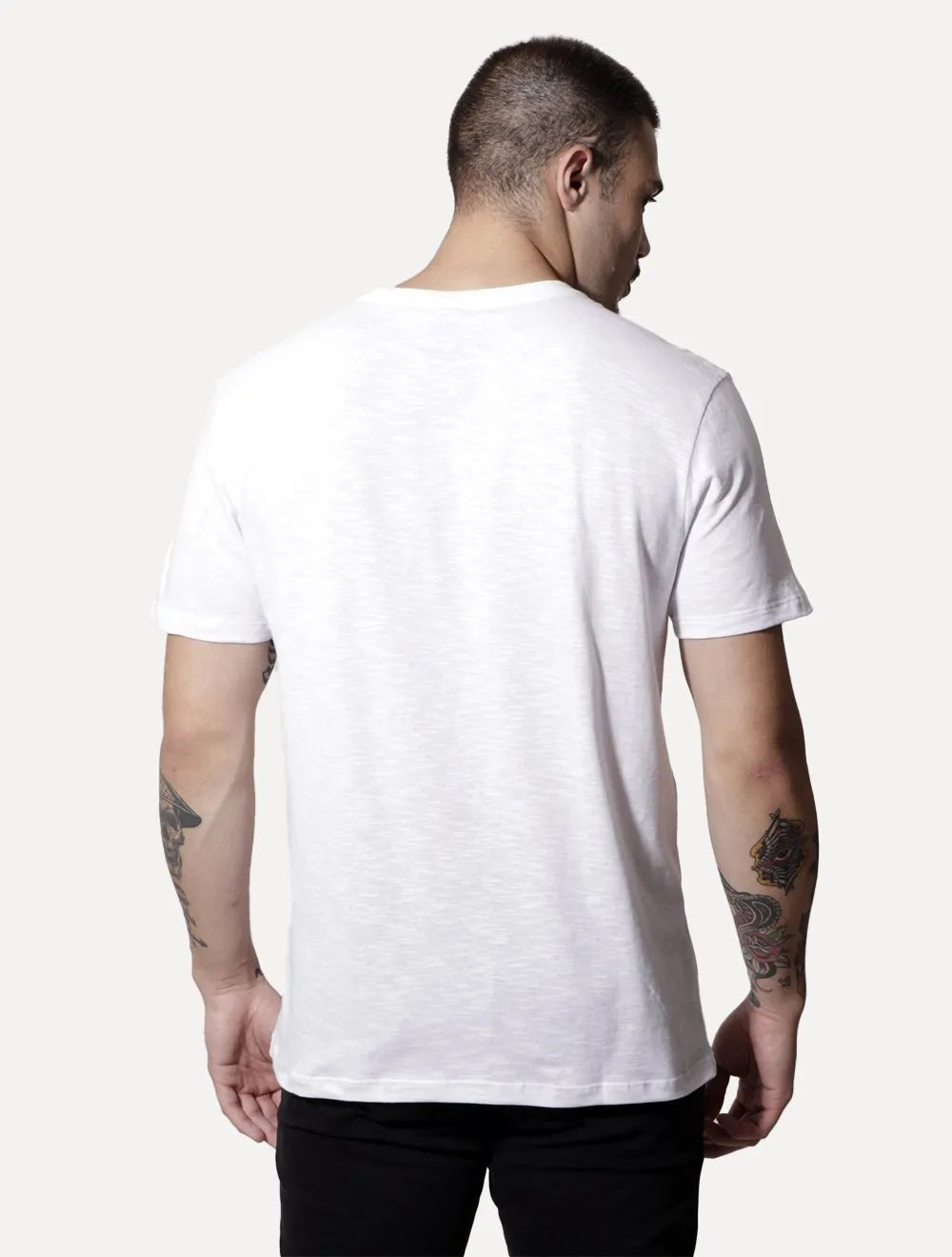 Camiseta John John Masculina JJ Logo Branca