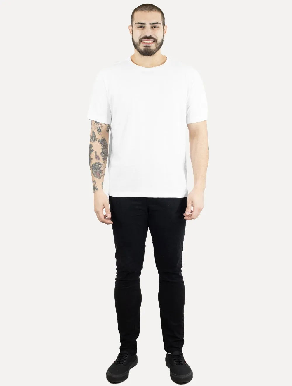 Camiseta Individual Comfort Pima Soft Touch Logo Branca