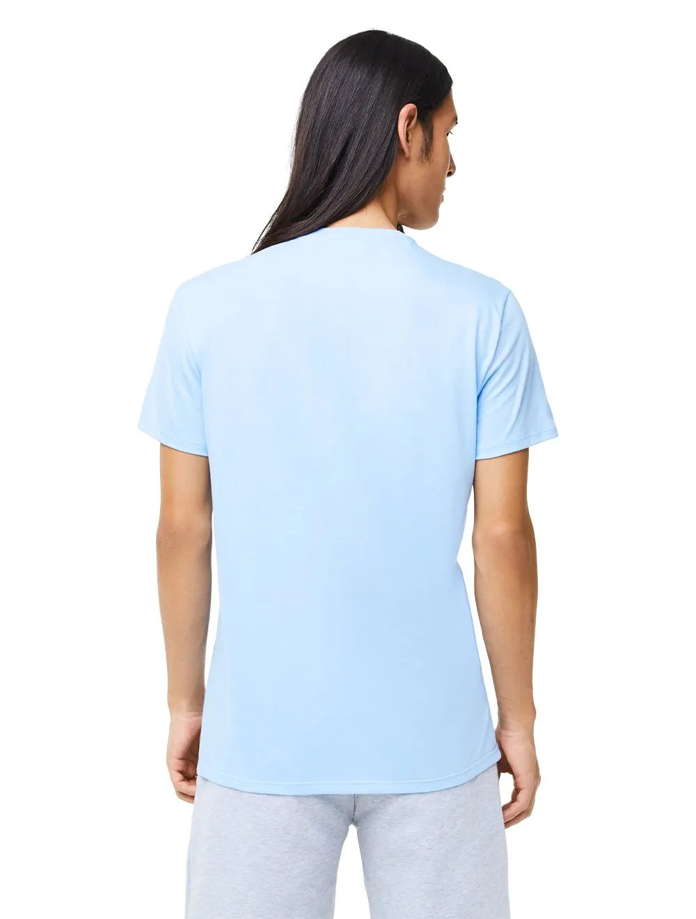 Camiseta Lacoste Masculina Jersey Pima Cotton Azul Celeste