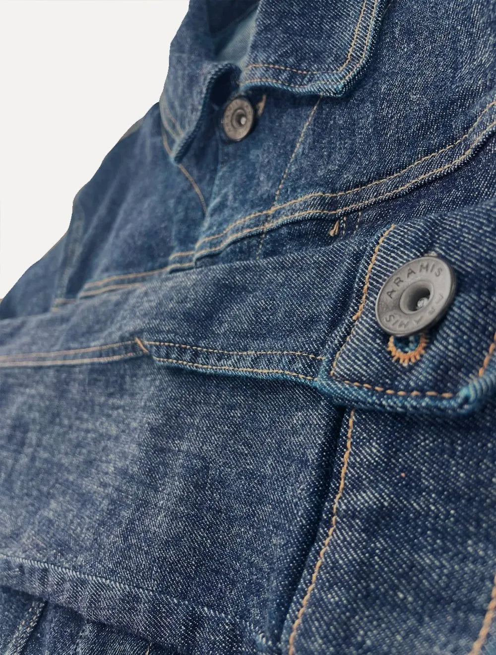Jaqueta Aramis Jeans Masculina Sky Denim Azul Médio