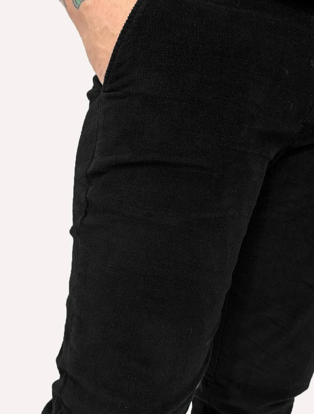 Calça King & Joe Masculina Malha Comfort Preta